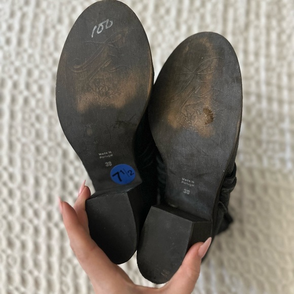 Free People black carrera ankle boots size 38 / 7.5 - Picture 10 of 13